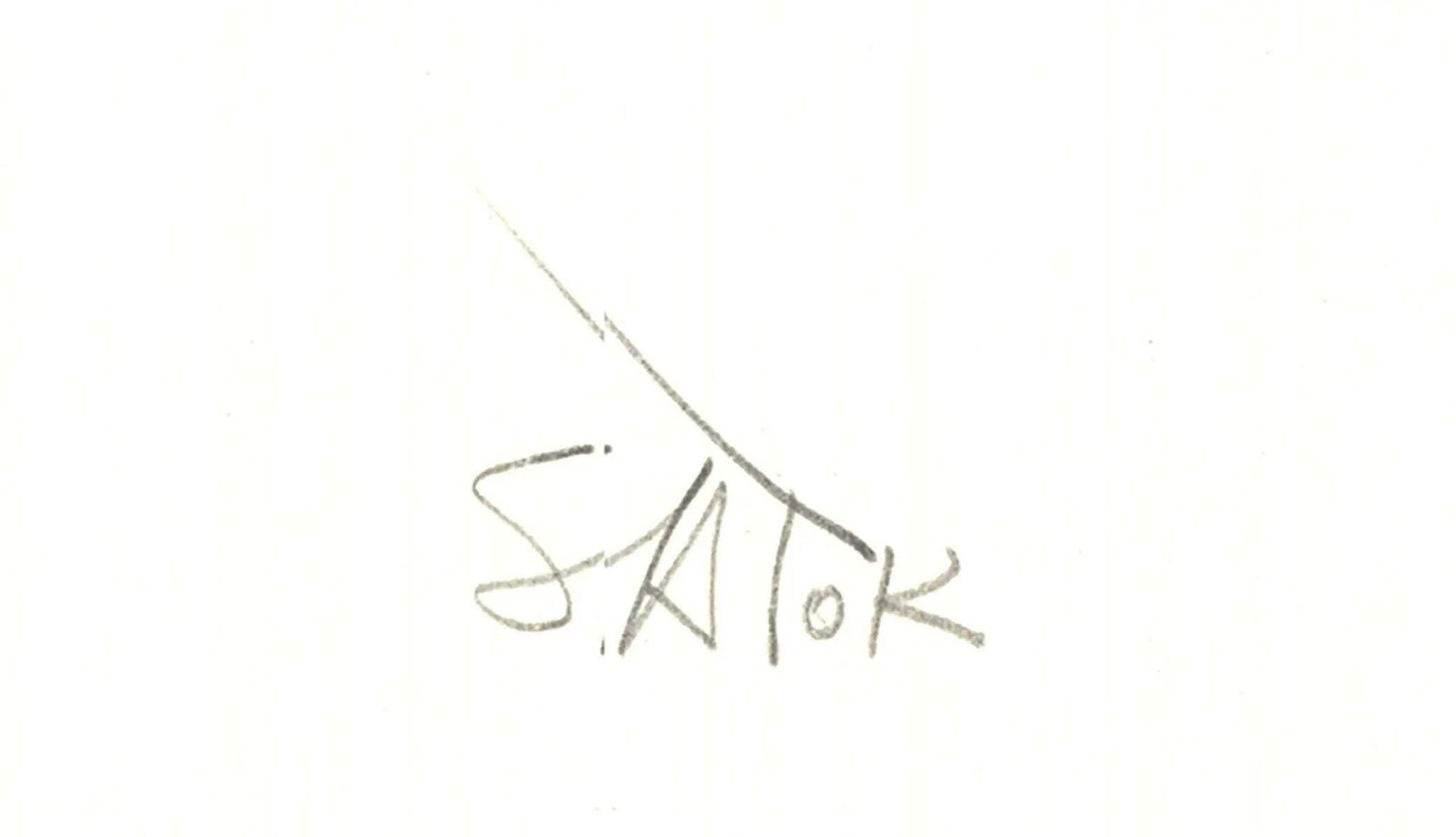 Ronald Satok Signed Septology I 1972 Abstract Lithograph Print photo furniture