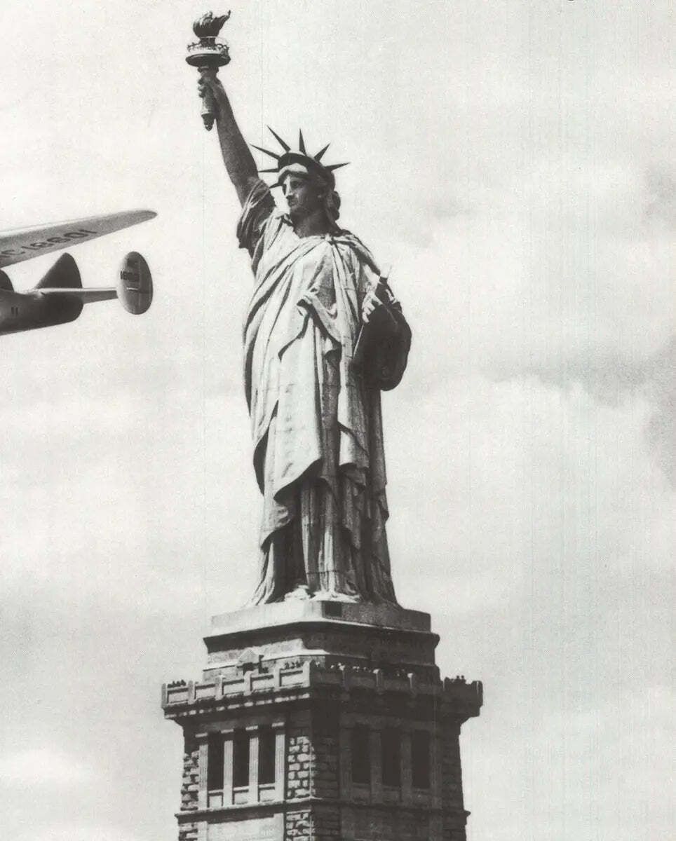 Statue Of Liberty 1995 Monochrome Photography Offset Lithograph Art Poster Print photo for sale