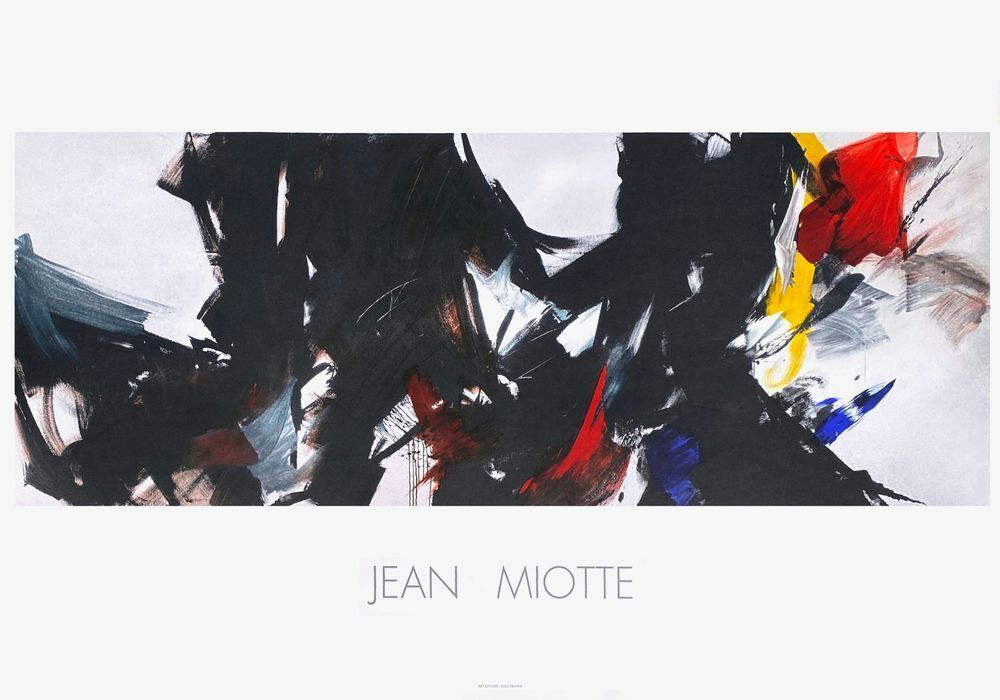 Jean Miotte Lithograph Wells Fargo 1991