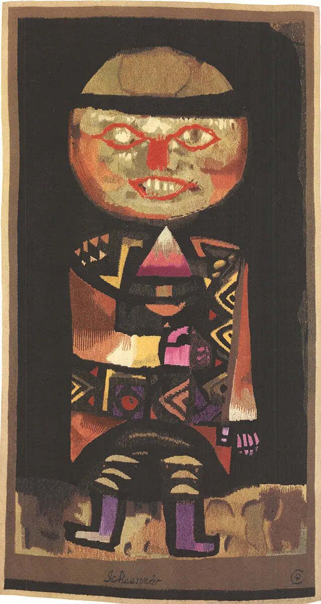 Affiche d'exposition lithographique Paul Klee Schauspieler, Mourlot 1979 photo furniture