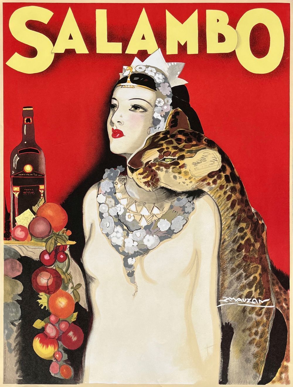 Affiche Achille Mauzan Salambo 1998