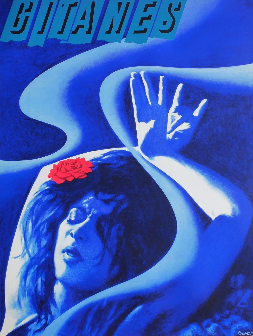 Jacques Richez Poster Gitanes 1991