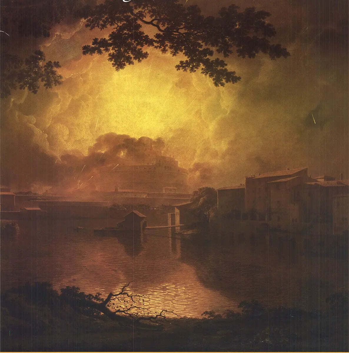 Joseph Wright Firework Display At Castel S. Angelo Rome Exhibition Poster photo furniture