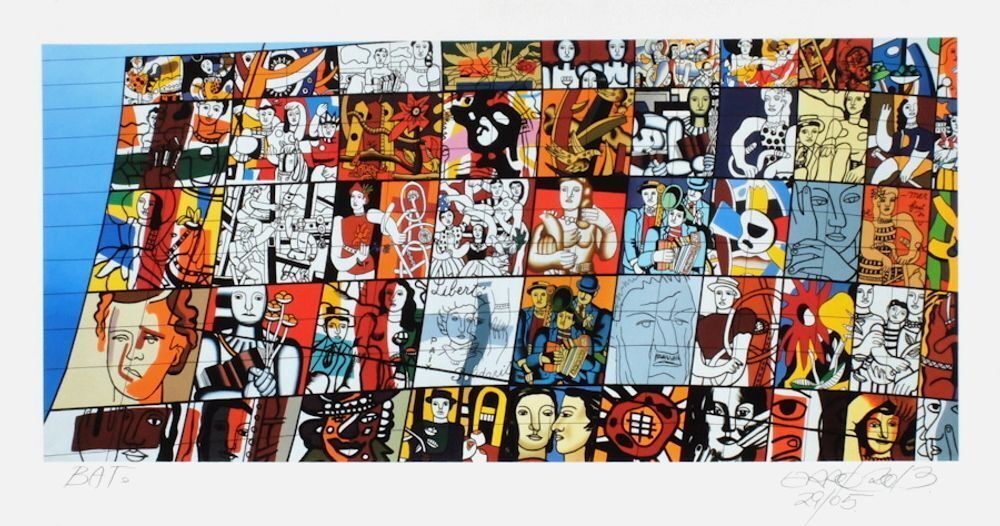 Gudmundur Erro Signed Archival Pigment Print Hommage à Léger 2013
