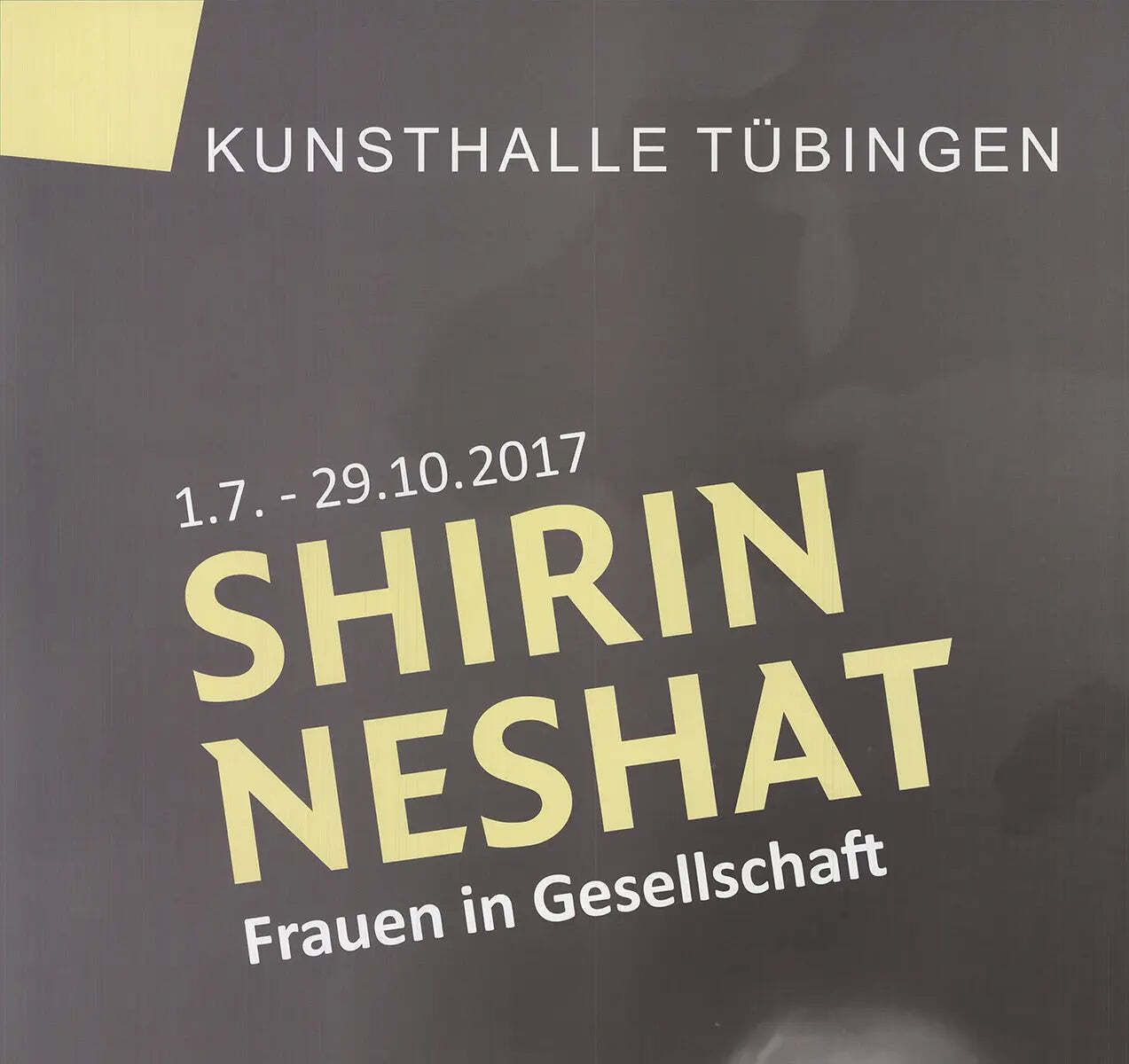 Affiche d'exposition offset Shirin Neshat Frauen In Gesellschaft 2017 photo for sale