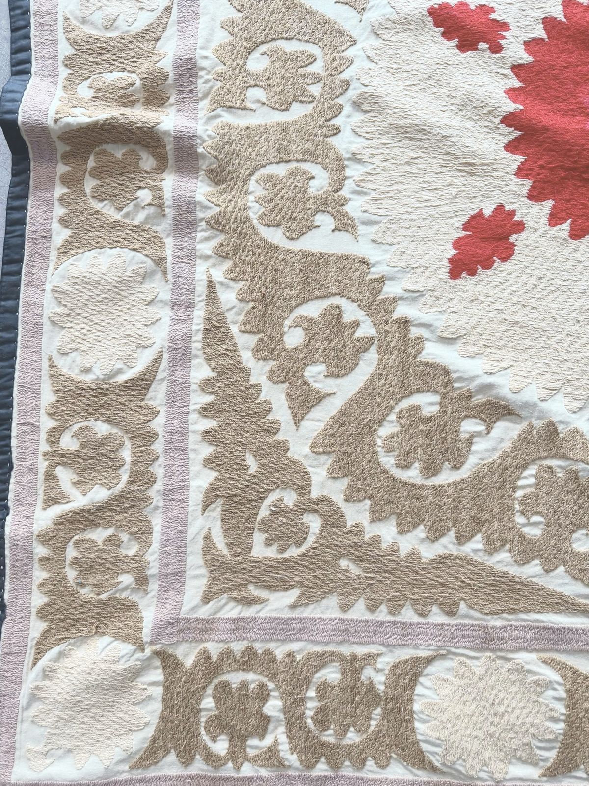 photo furniture Asian Suzani Tablecloth 125 X 130 Cm