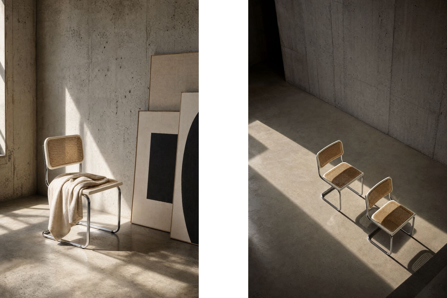 Mid Century Modern Wood And Wicker Chairs, Italy, 1980s, Set Of 2 photo vinterior