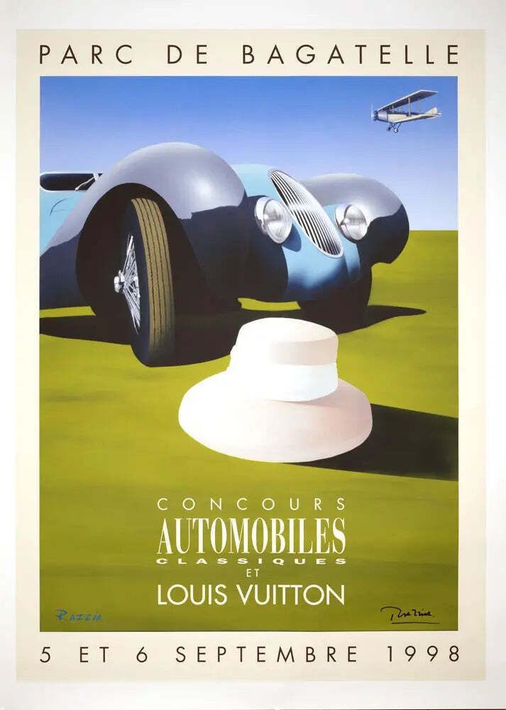 Razzia Louis Vuitton Bagatelle 1998 Signed Original Serigraph Poster