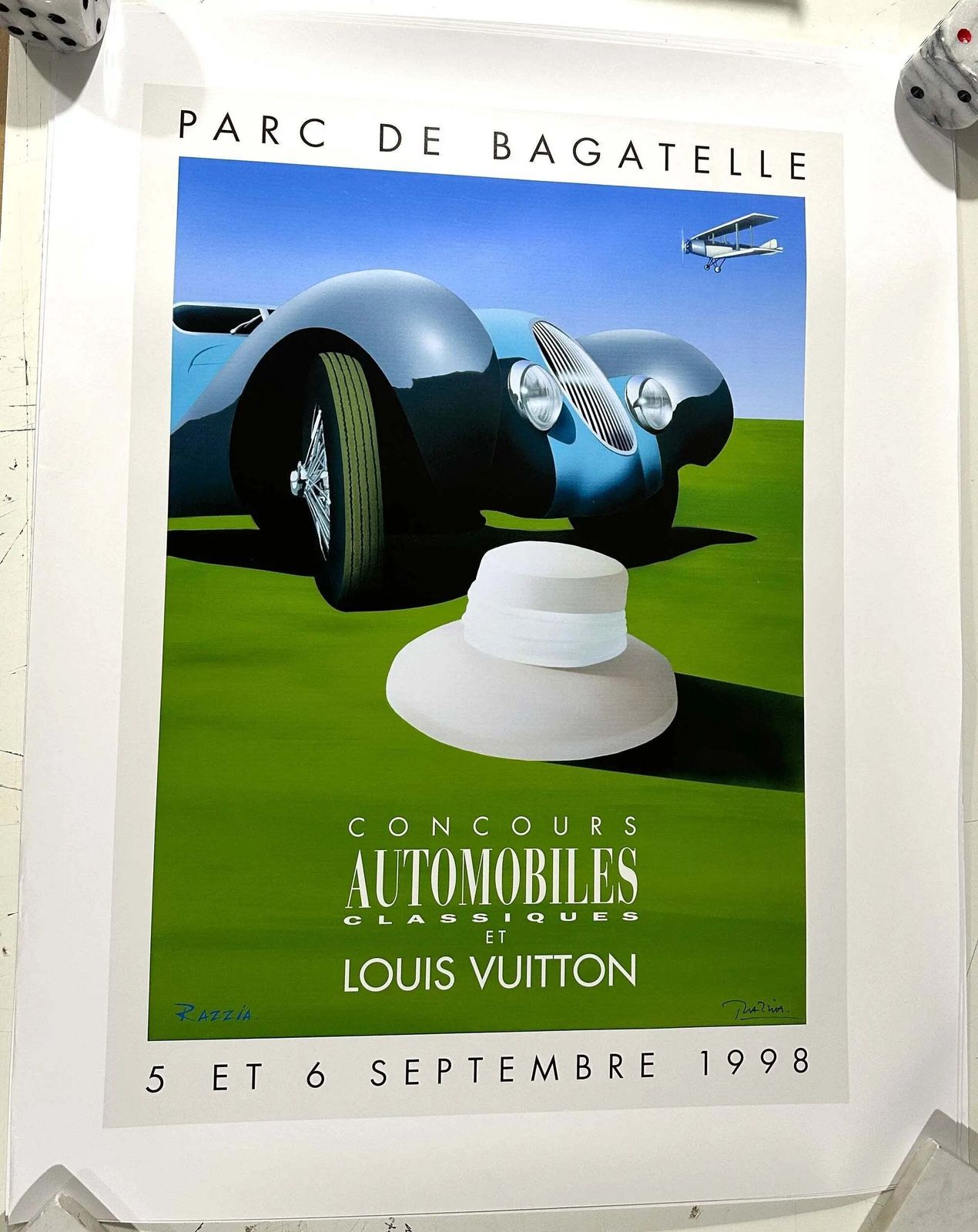Razzia Louis Vuitton Bagatelle 1998 Signed Original Serigraph Poster photo vinterior