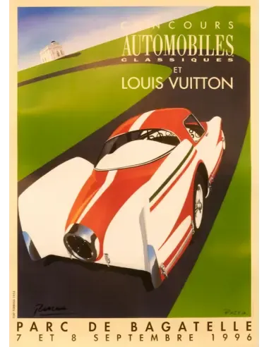 Original 1996 Razzia Louis Vuitton Bagatelle Hand Signed Serigraph Poster