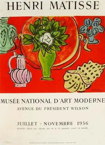 Henri Matisse Musée National D’art Moderne 1947 Original Stone Lithograph