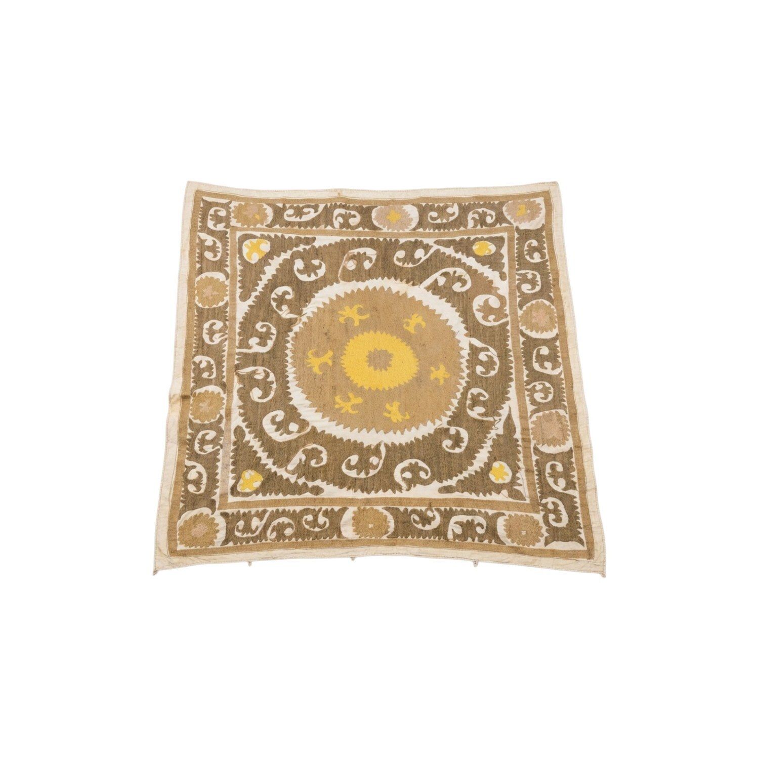 Vintage Suzani Wall Hanging Decor 125 X 128 Cm