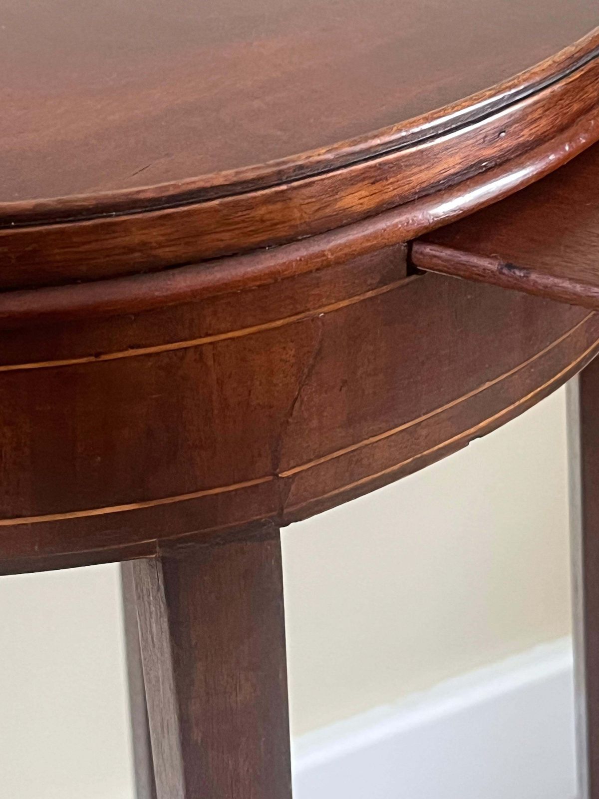 photo buy George III Sheraton Period Walnut Candle Stand With Gallery, English Circa 1775