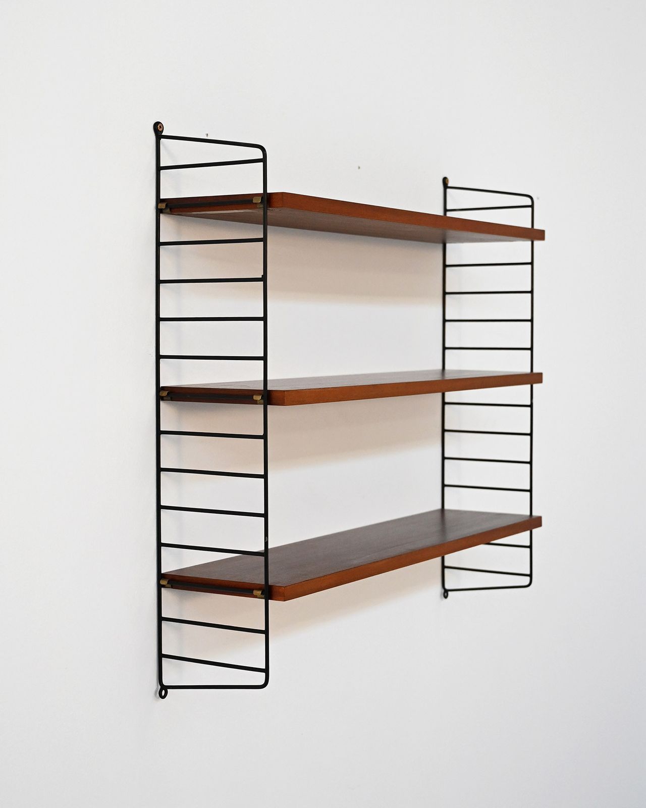 “String” Modular Shelving Unit By Nisse Strinning For String Design, 1950s photo furniture