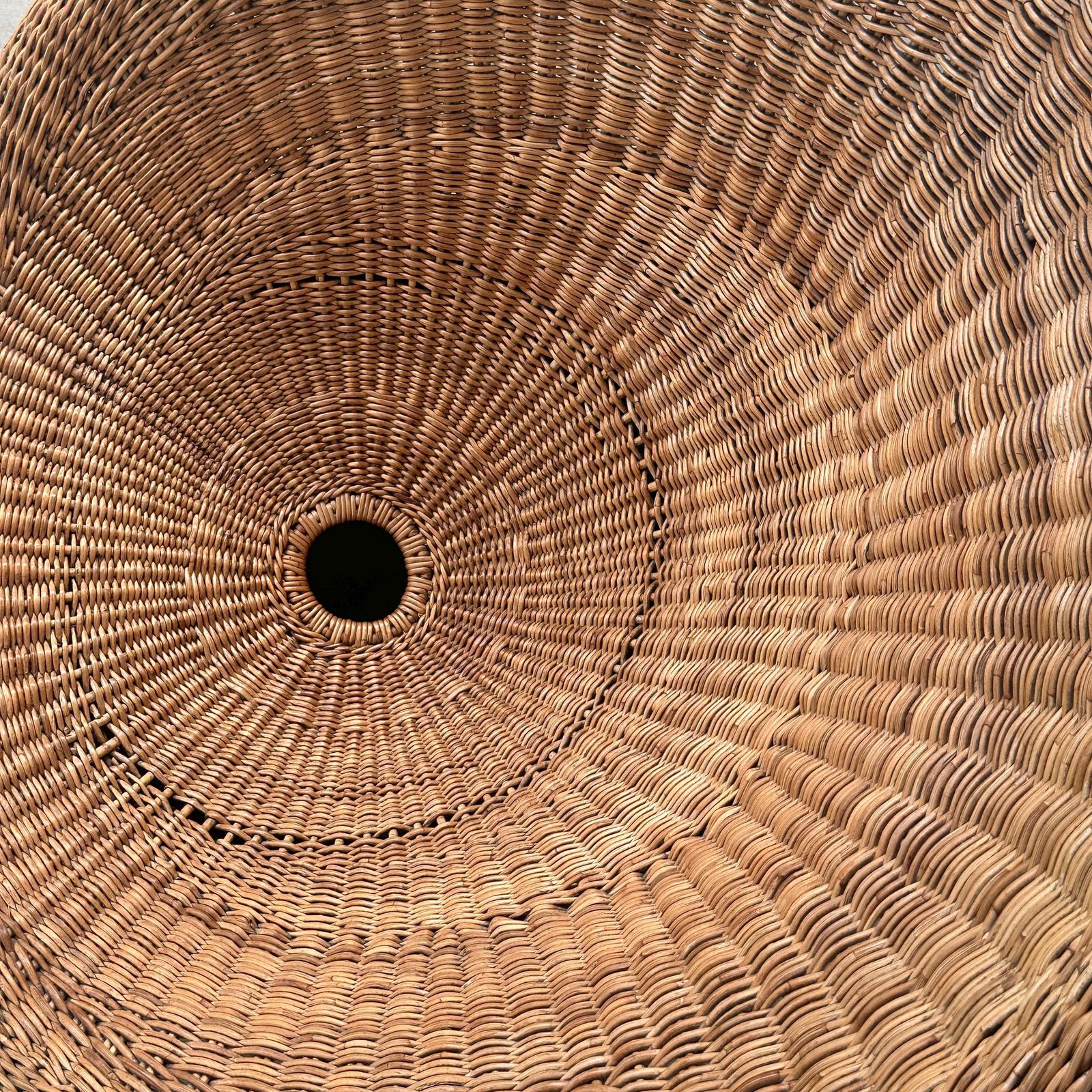 photo furniture Egon Eiermann E10 Wicker Lounge Chair, Duitsland, jaren 1960