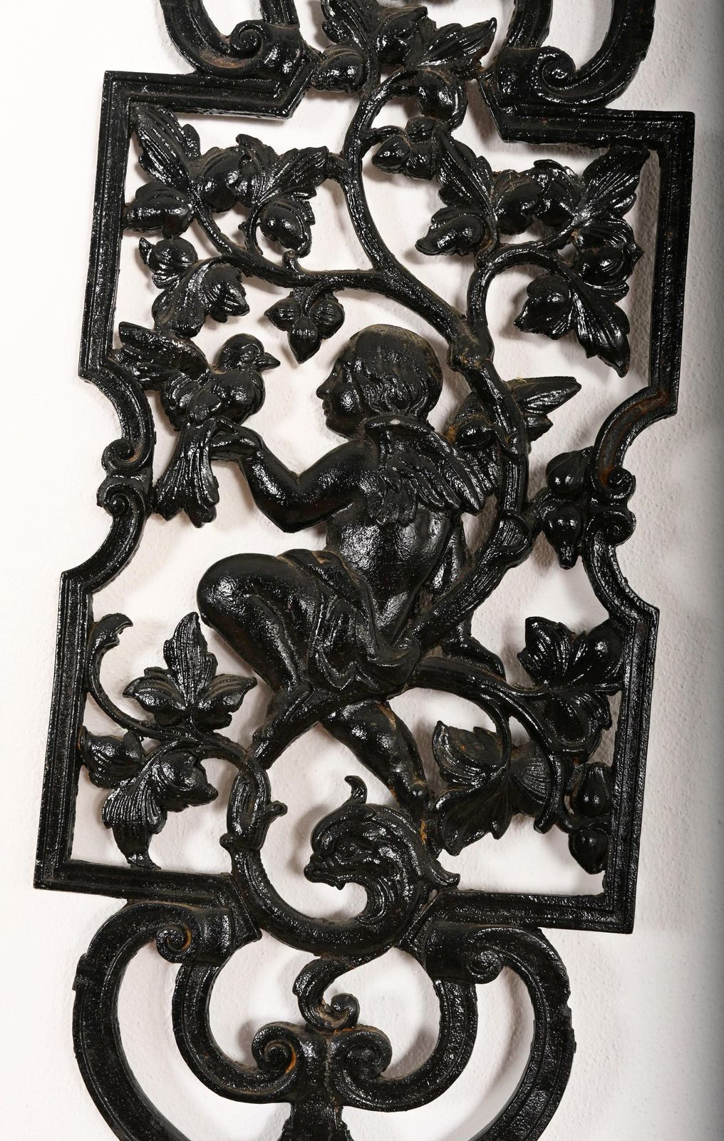 Cast Iron Wall Decoration Railing Element From Late 19th Century photo 759.0
