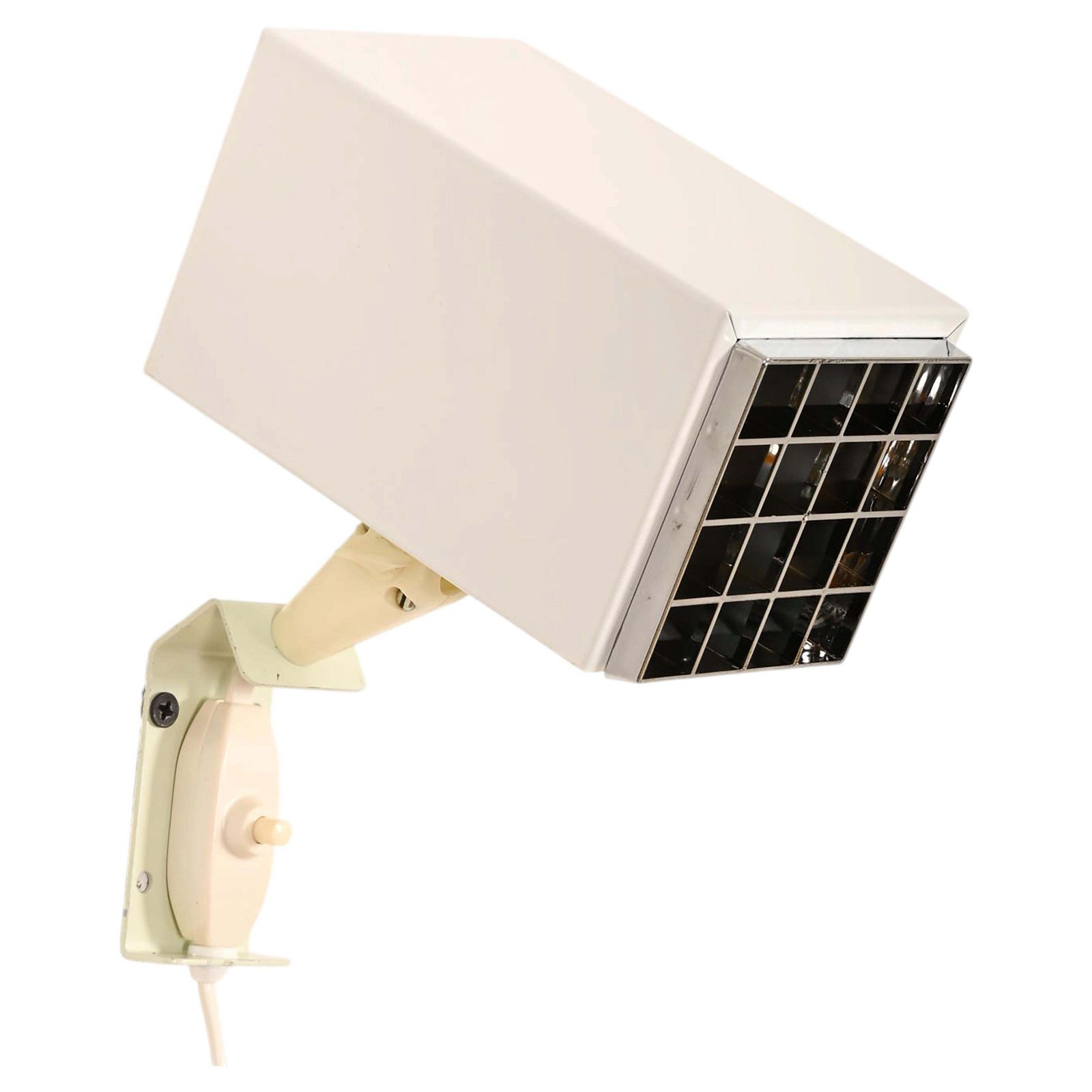 Een paar witte Hans Agne Jakobsson wandlampen "Kuben" – Elidus model 7078
