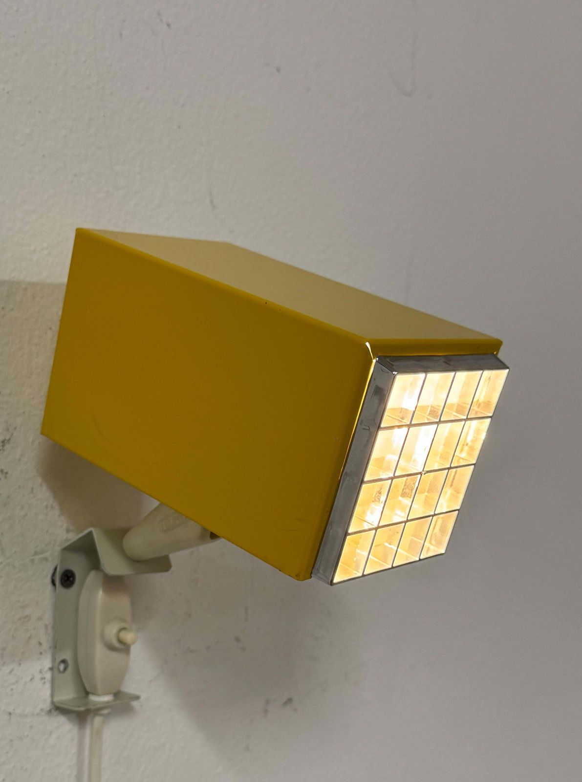 Lighting Hans Agne Jakobsson Wall Lamp "Kuben" Elidus, From The 1960s photo