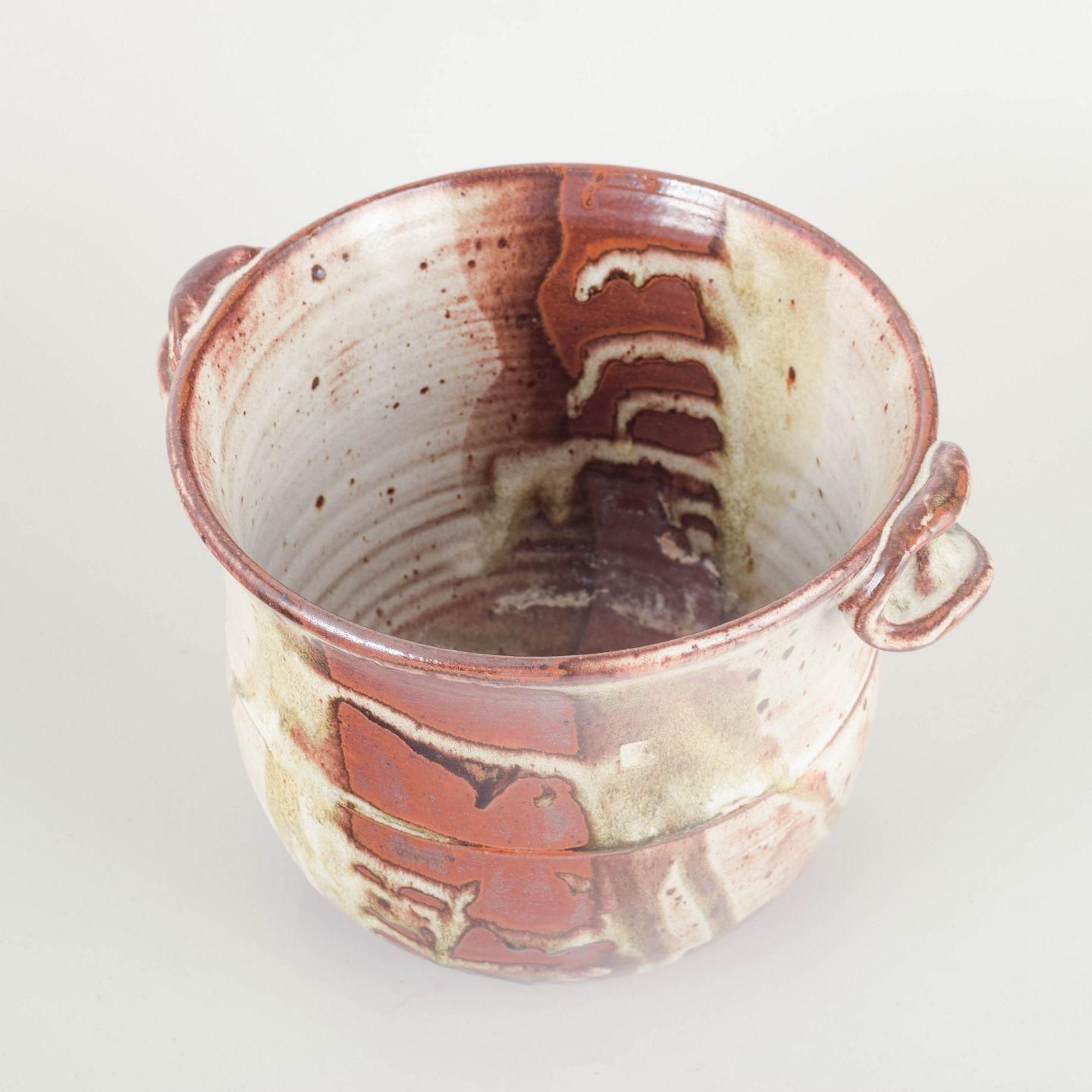 Jim & Henny Waldorff, Bornholm. Ceramic Planter With Glaze In Earthy Tones. photo furniture