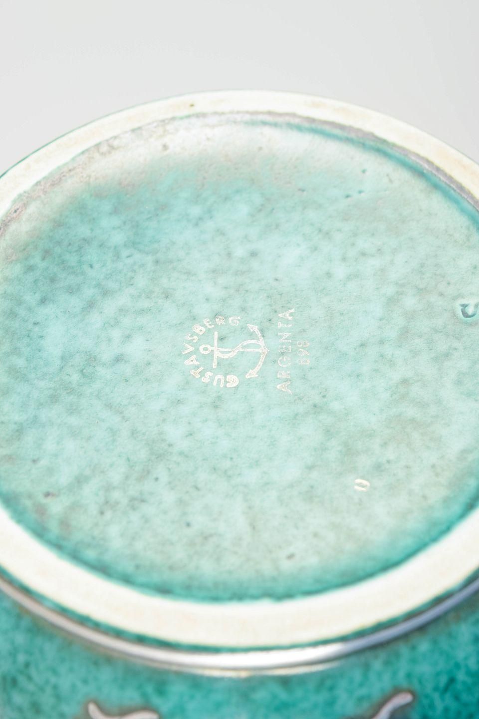 Wilhelm Kåge For Gustavsberg. Art Deco Bowl From The Argenta Series, 1940s. photo Home Decor