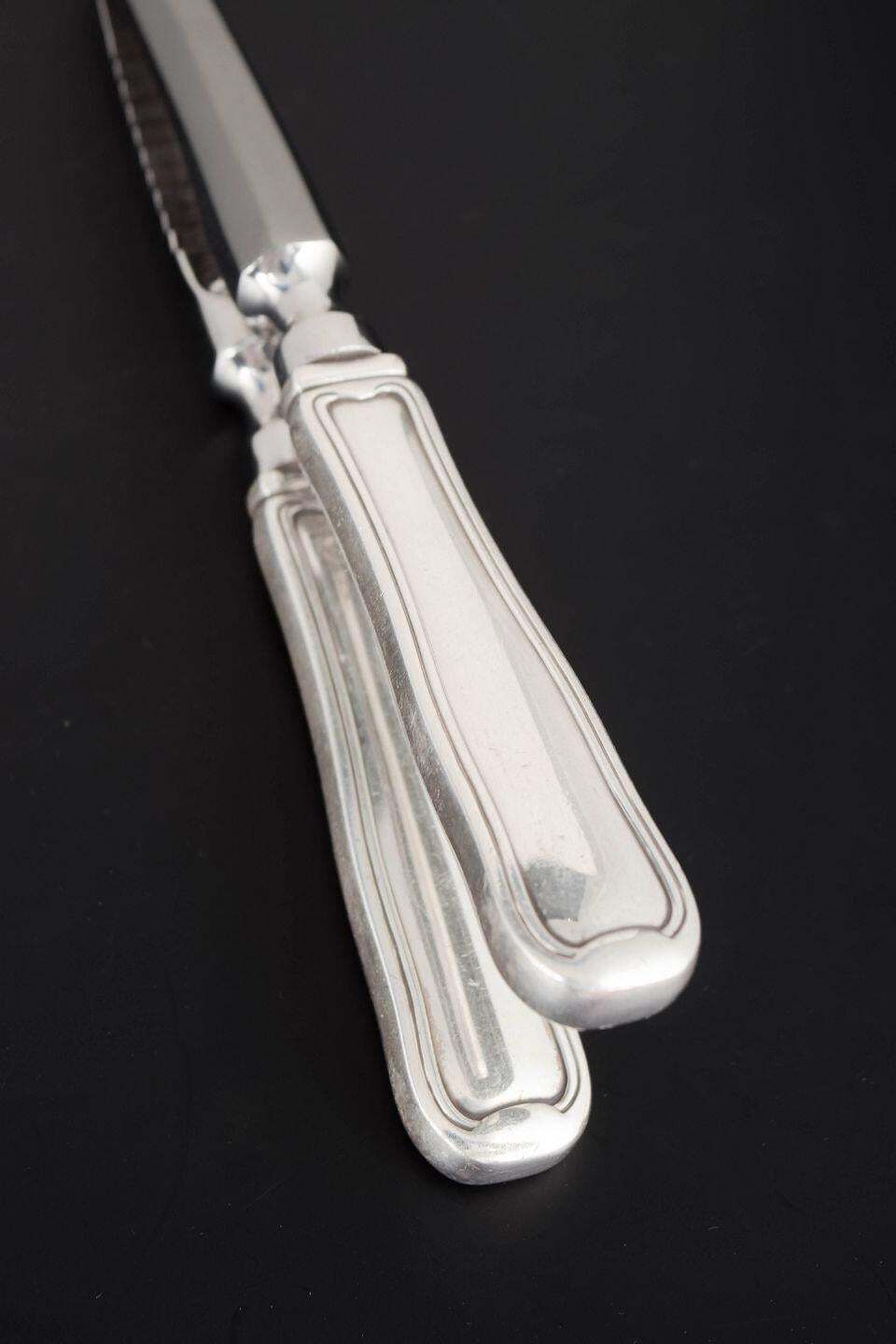 Georg Jensen. 'Old Danish' Nutcracker In Sterling Silver And Stainless Steel. photo for sale