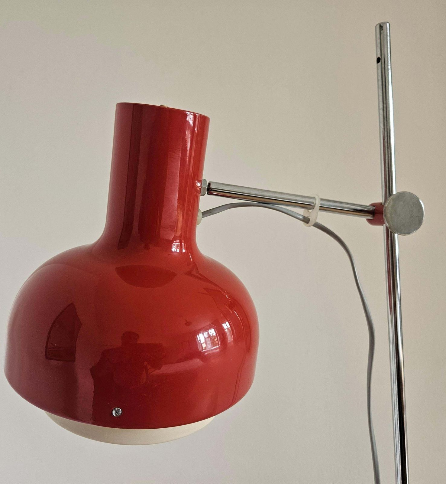 Mid Century Floor Adjiustable Lamp Napako, Josef Hurka, 1970s photo for sale