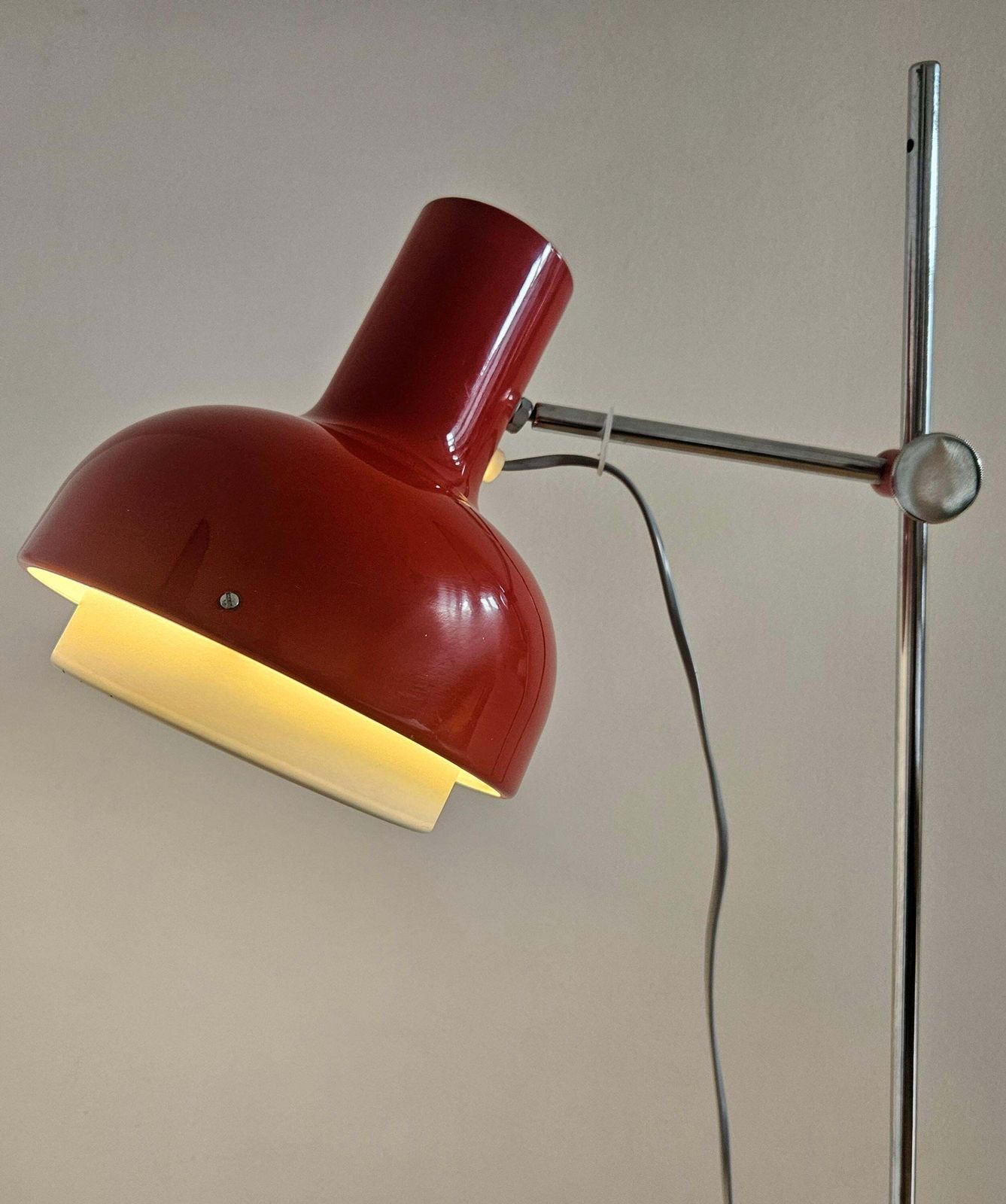 Luminaires Lampe de sol mid-century réglable Napako, par Josef Hurka, années 1970 photo