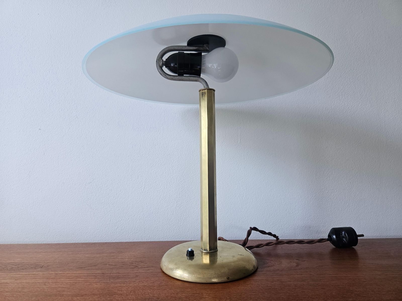 Zeer zeldzame art deco tafel- of bureaulamp, Duitsland, jaren 1930 photo furniture