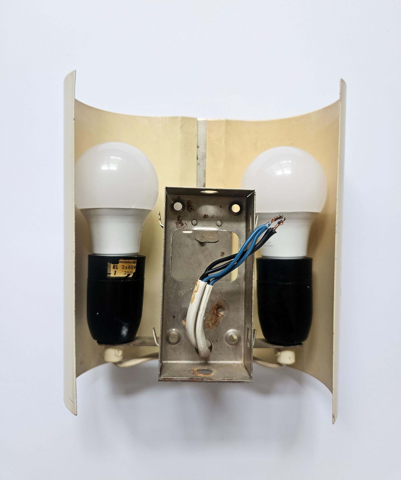 Lighting Extremely Rare Midcentury Wall Lamp, Italy, 1960s photo
