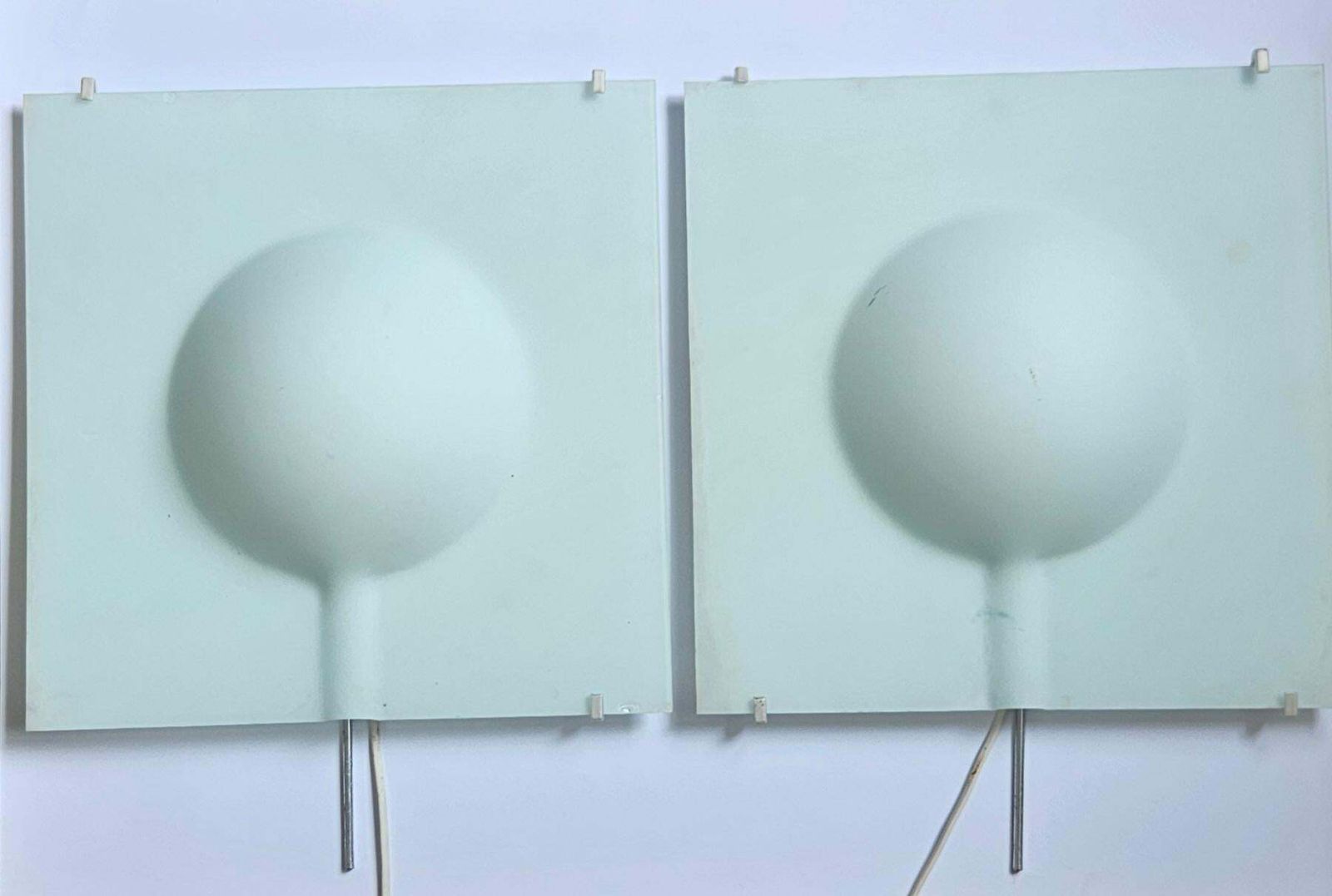 Pair Of Large Midcentury Wall Lamps Ikea Design Cecilia Johansson, Sweden, 1980s photo for sale