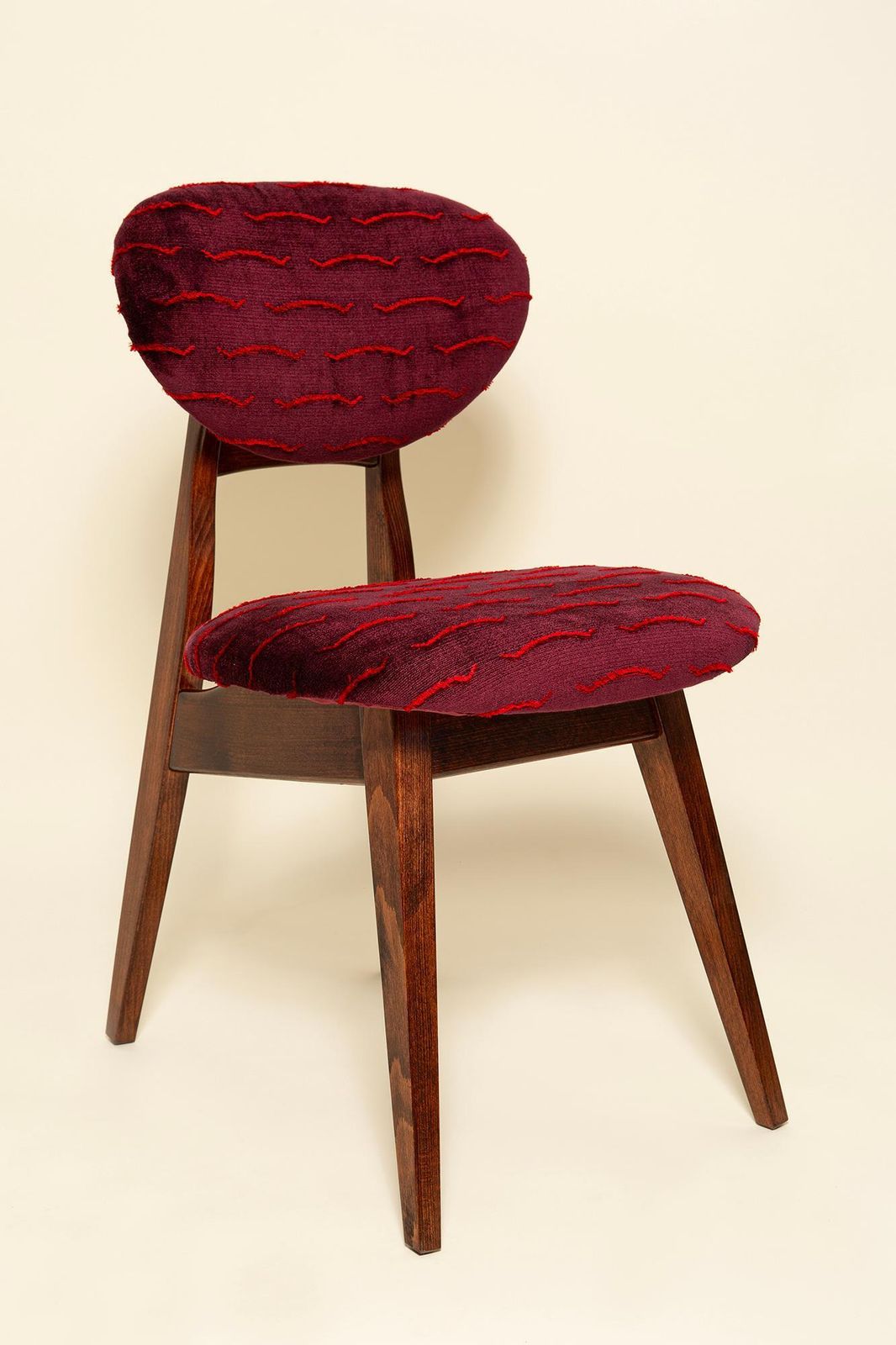 Mid-Century Mushroom Chair, Nouvelles Vagues Velvet, Dedar, J. Kedziorek, jaren 1960 photo furniture