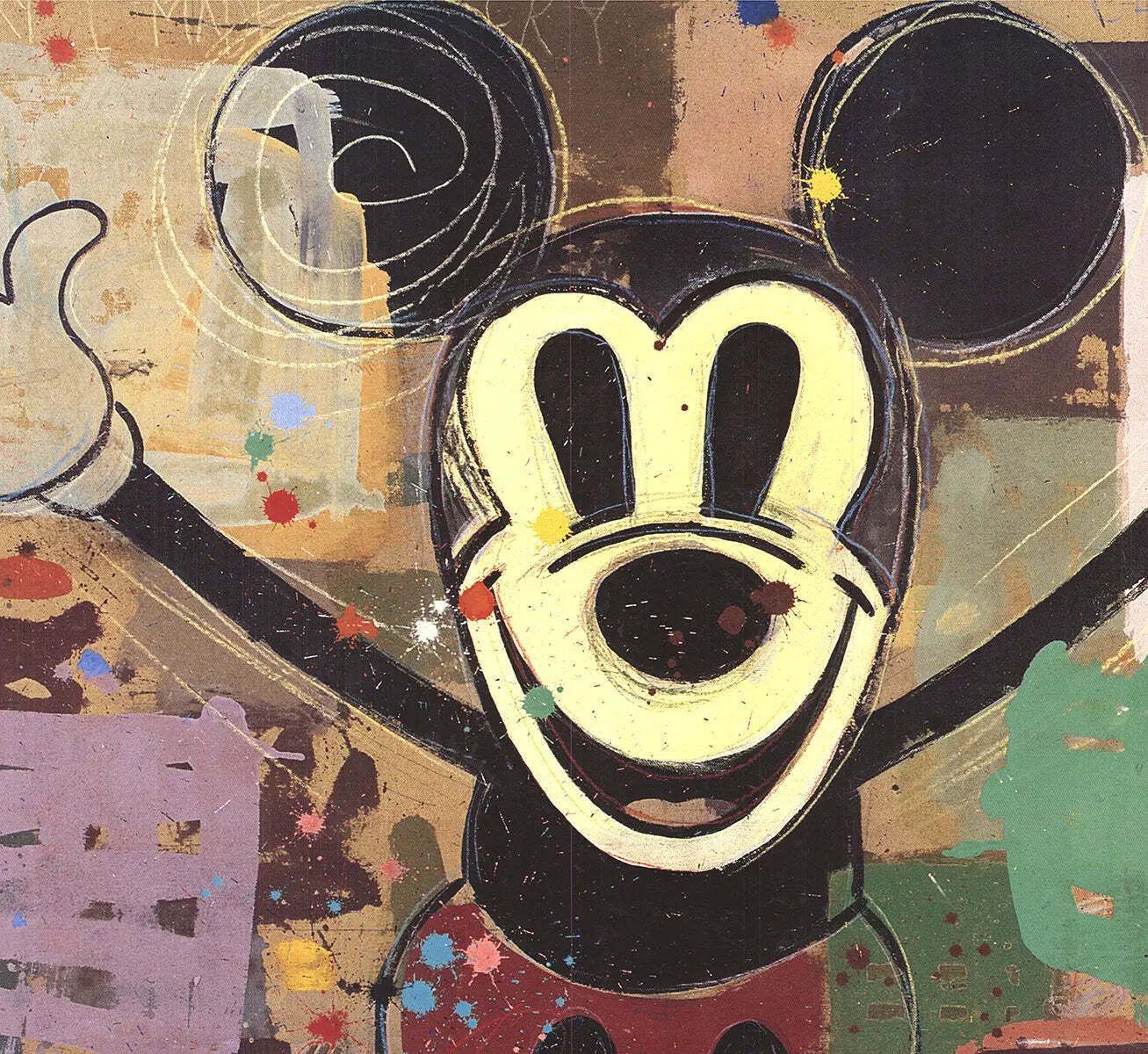Affiche offset David Spiller Galerie Moderne Mickey Mouse photo for sale