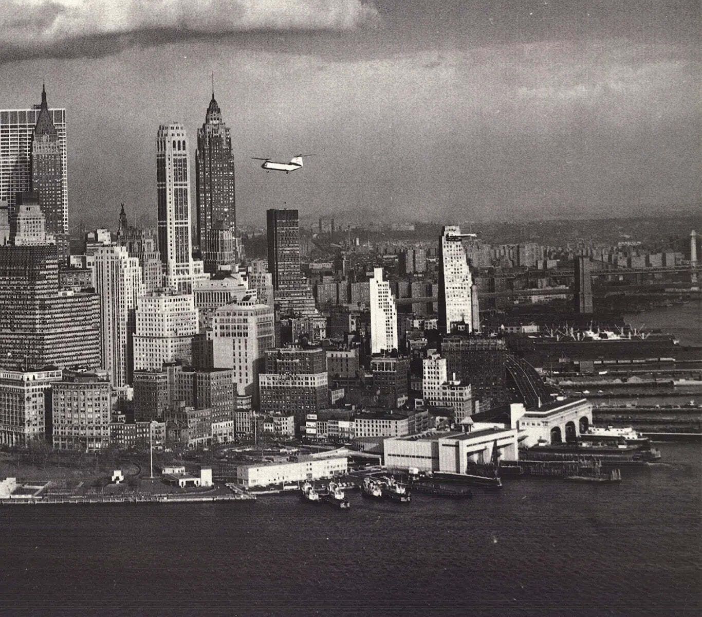 Theodore Donaldson Manhattan South Ferry 1994 Offset Lithograph Art Print photo Kunst
