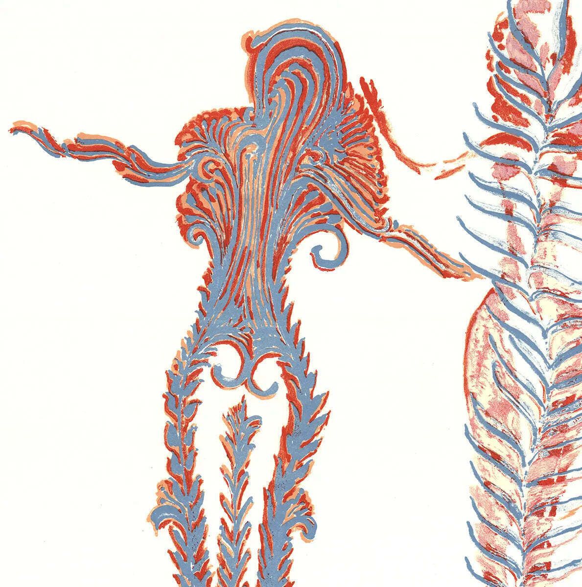 Lithographie Apel-Les Fenosa signée Tres Dones, édition limitée, 1975 photo Art