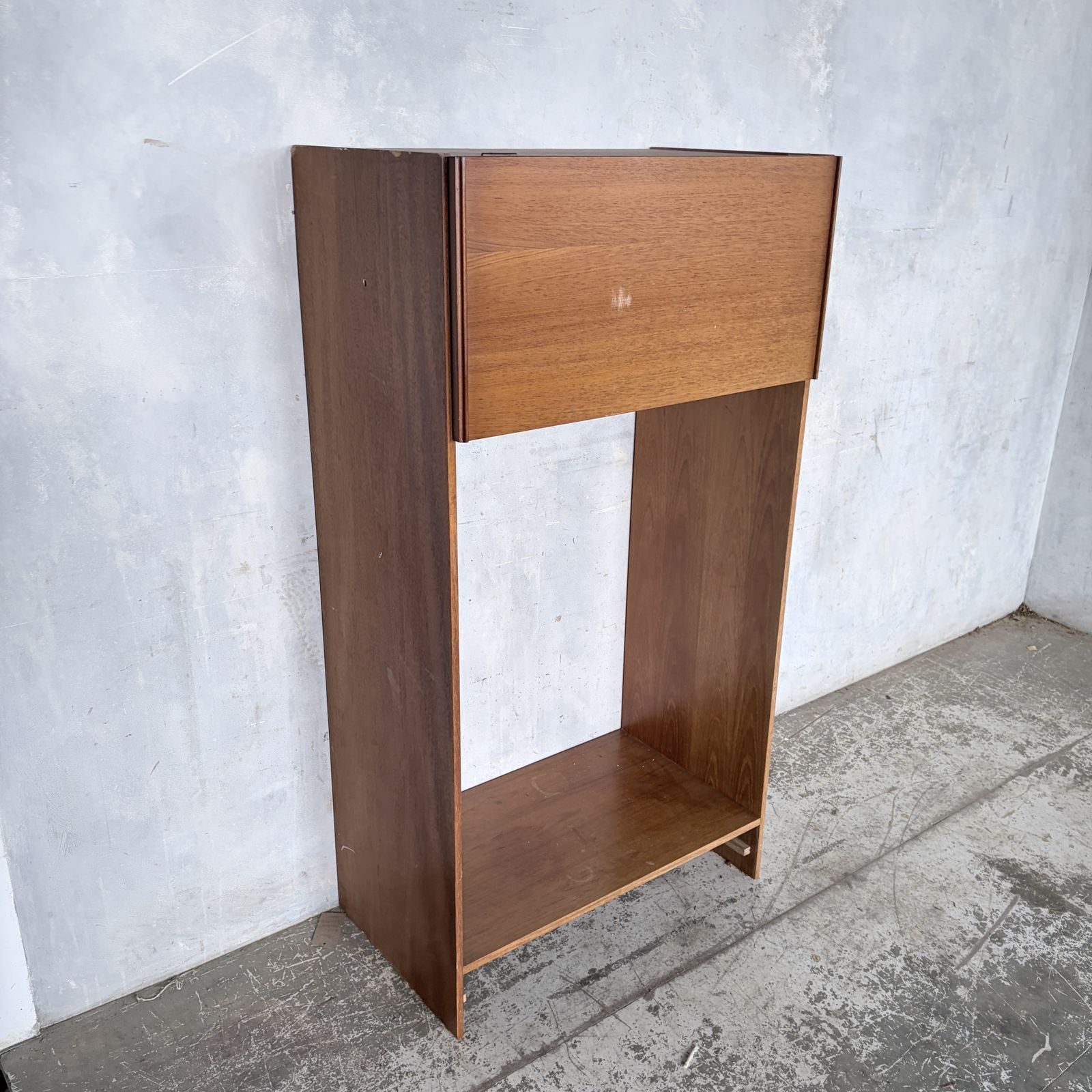 Mid Century Meredew Teak Display Unit & Open Bookcase photo Furniture