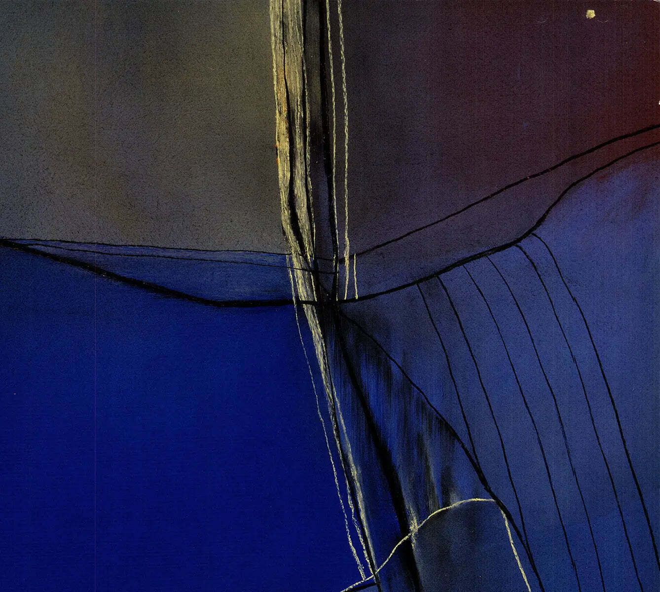 David Blackburn Light And Landscape 1989 Yale Exhibition Offset Lithograph photo Kunst