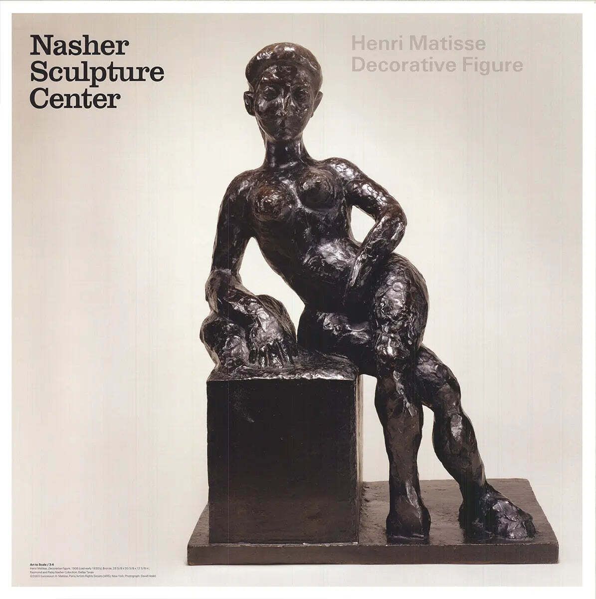 Affiche offset Henri Matisse, Decorative Figure, exposition 2003