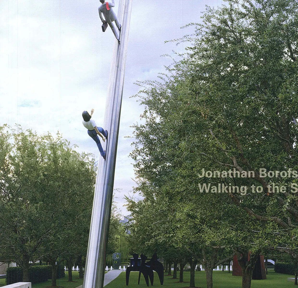 Jonathan Borofsky Walking To The Sky 1990 Nasher Sculpture Center Poster photo Art