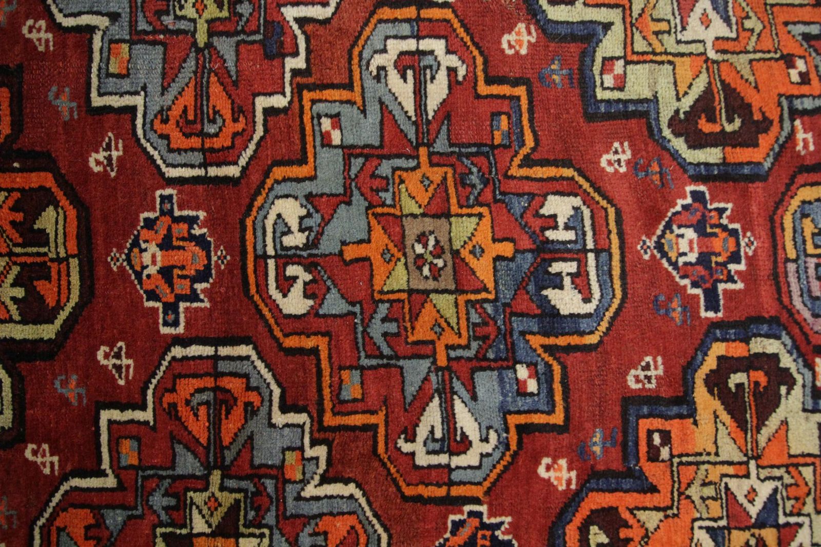 Antique Rug, Turkmen Oriental Runner, Living Room Carpet Runner photo Textiles