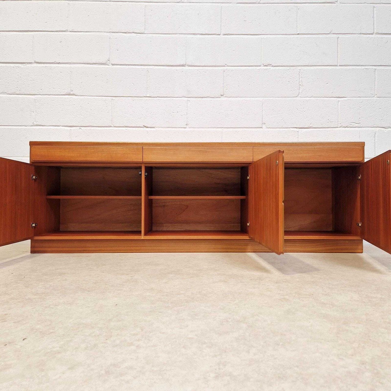 McIntosh Vintage Mid Century Danish Design Medium Teak Long Sideboard Buffet Credenza Pg234 photo buy