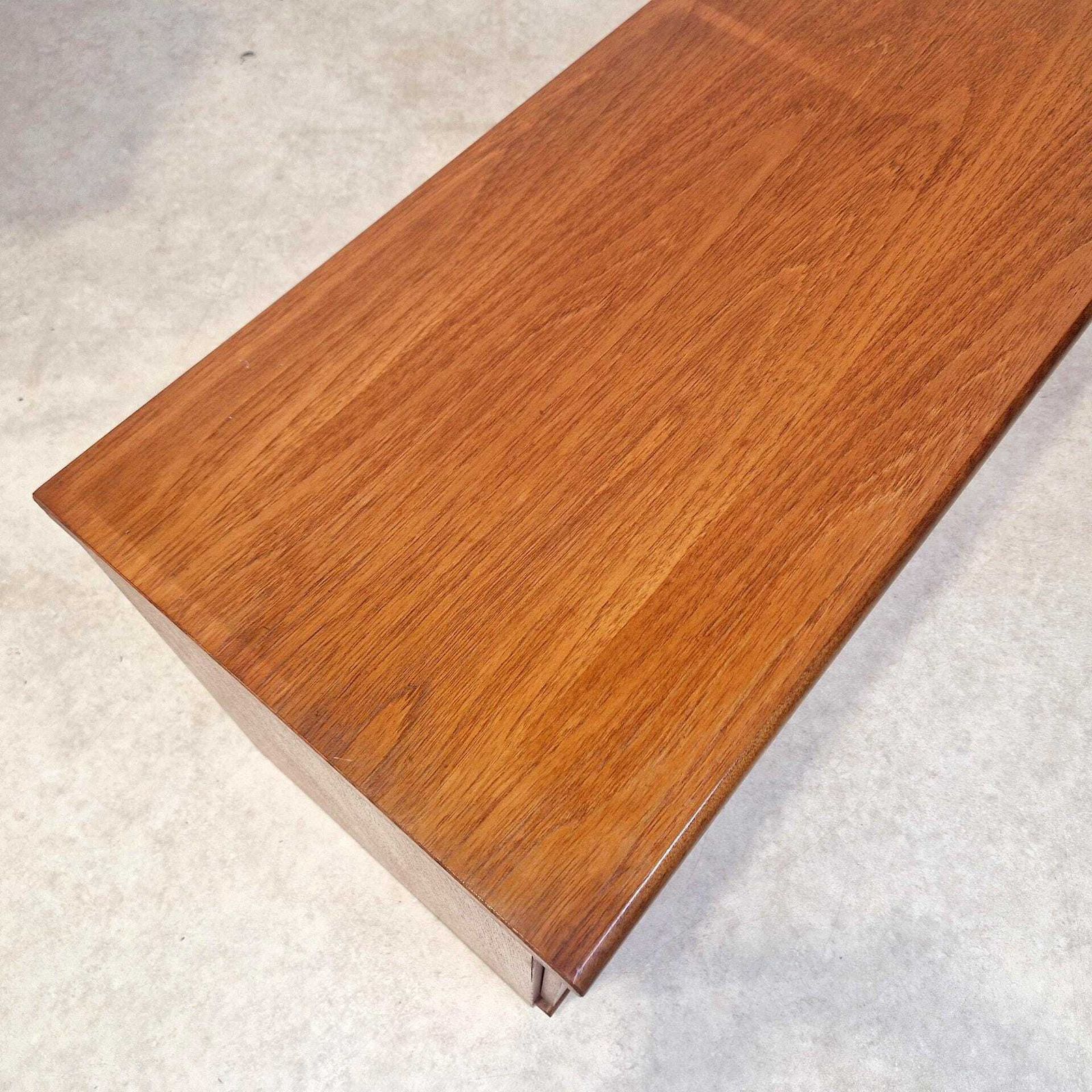 Furniture Meredew Vintage Mid Century Danish Design Medium Teak Long Sideboard Buffet Credenza Pg225 photo