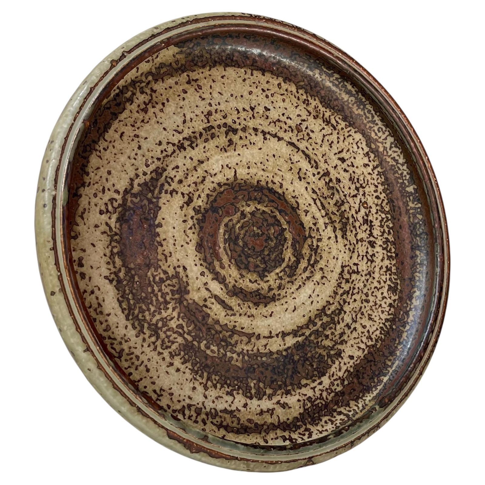 Glazed Danish Stoneware Dish By Carl Halier For Royal Copenhagen, 1960s