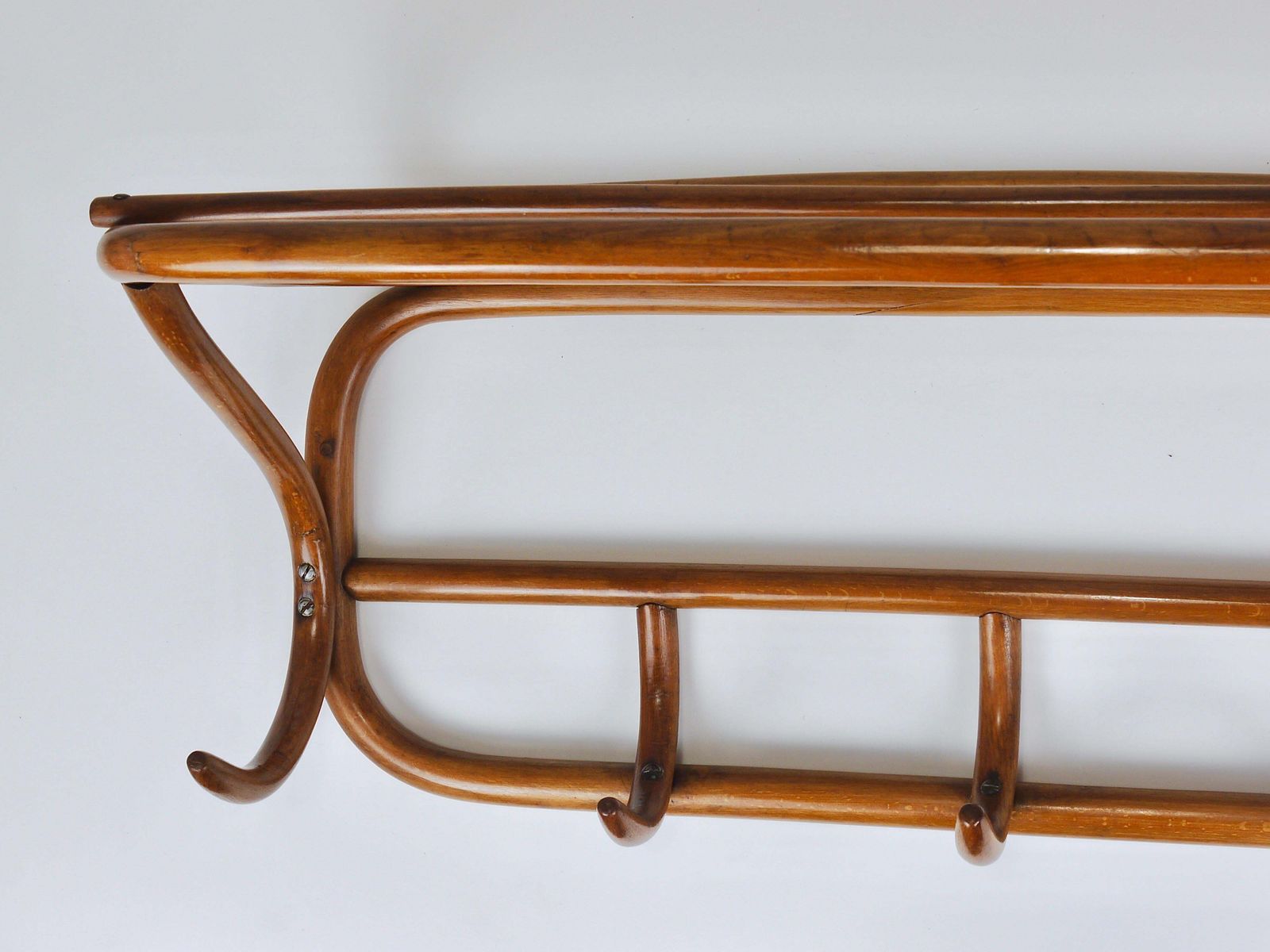 Thonet Wenen Art Nouveau Secessionist gebogen kapstok, ca. 1900, Oostenrijk photo buy