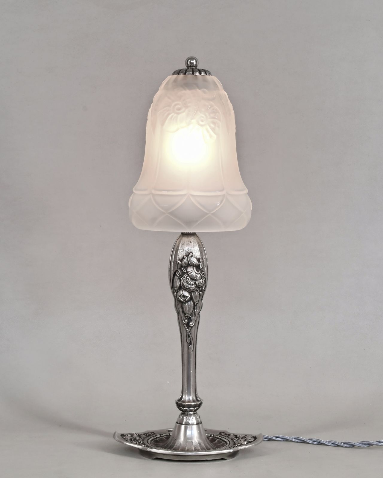 Franse art deco lamp ca. 1925, Lorrain Daum
