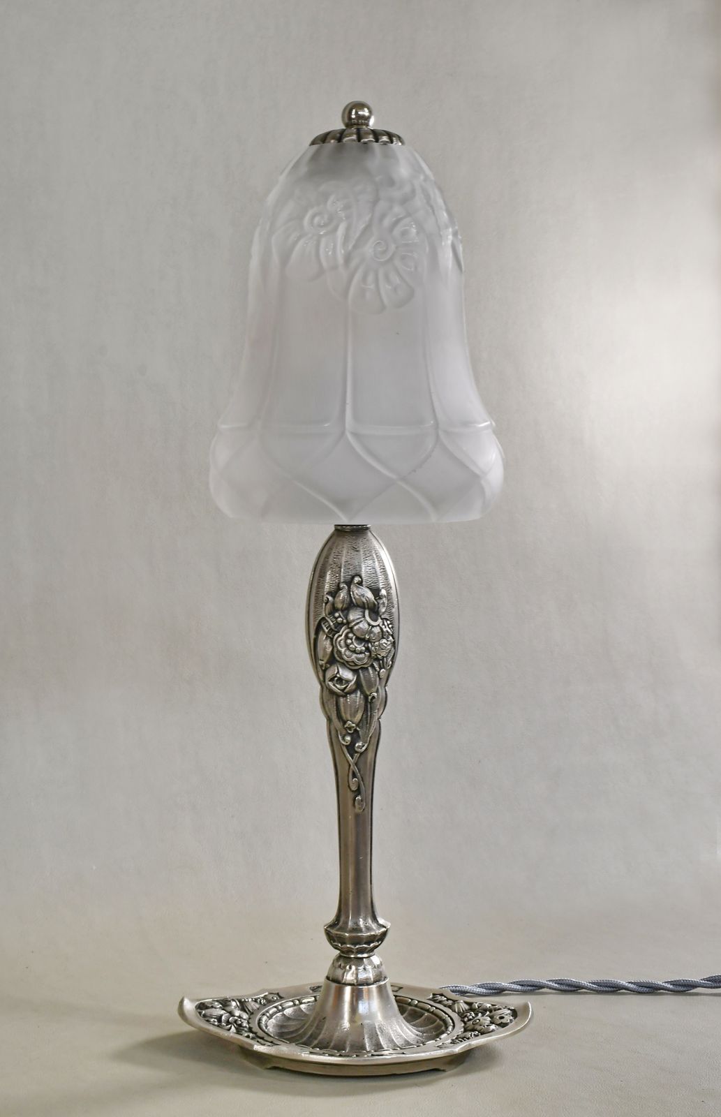 Franse art deco lamp ca. 1925, Lorrain Daum photo for sale