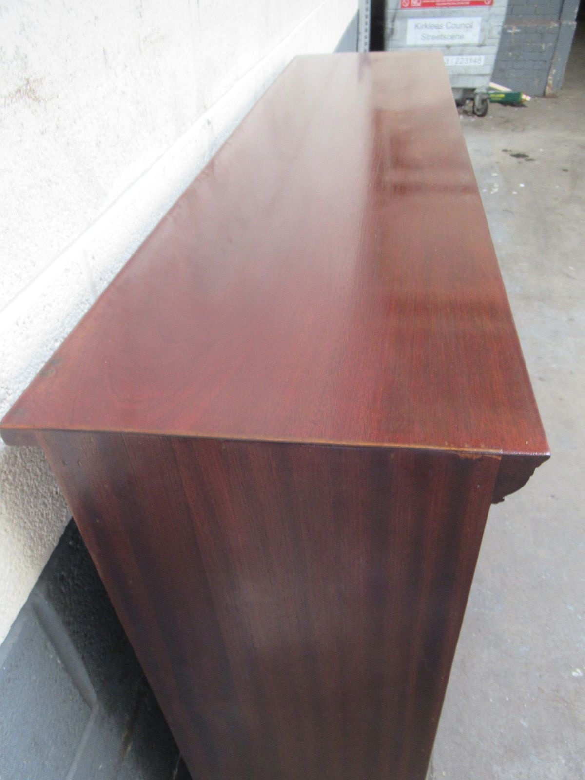 photo furniture Edwardian Period Mahogany  Open Bookcase
