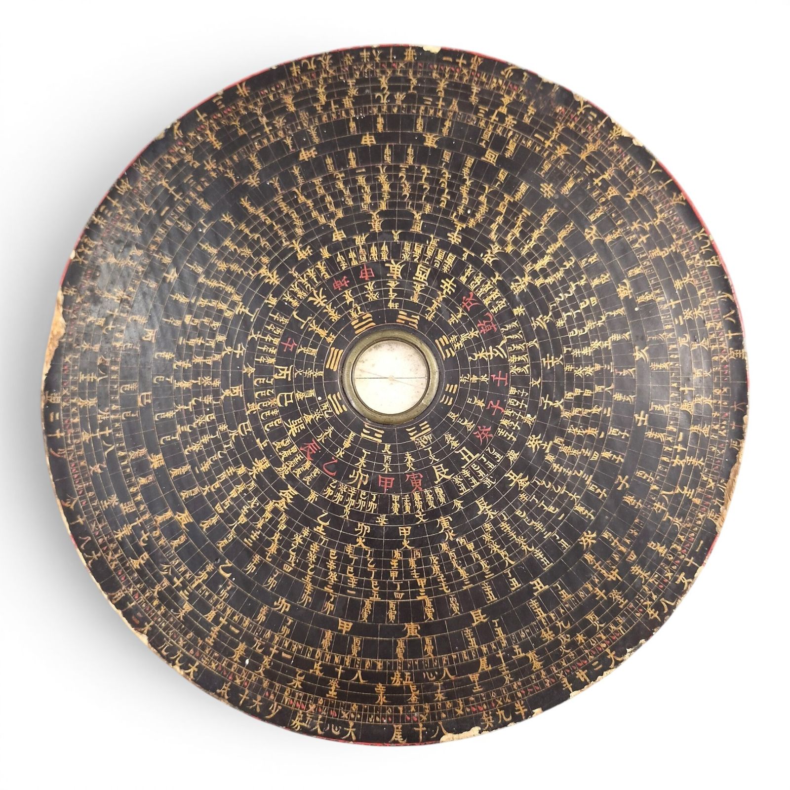 Grote Chinese Luopan Kompas, Laat Qing Tijdperk, ca. 1890