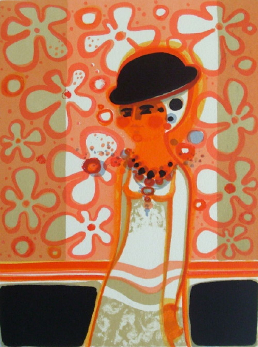 Frédéric Menguy Gesigneerde Lithografie 1975 Les Angéliques Rêverie