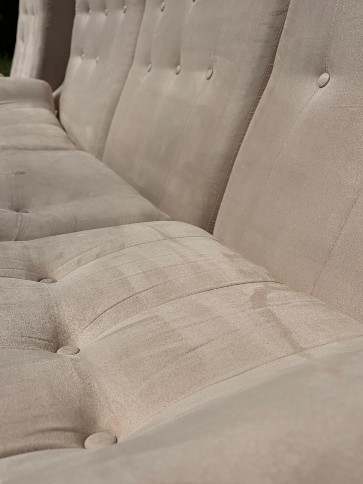 1405.0 Atlantis Seating Set Space Age Upholstered Sofa & Lounge Chair By Jitona, 1970s Czechoslovakia photo