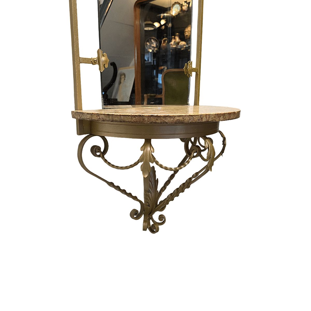 Miroir français vintage, mid-century photo vinterior